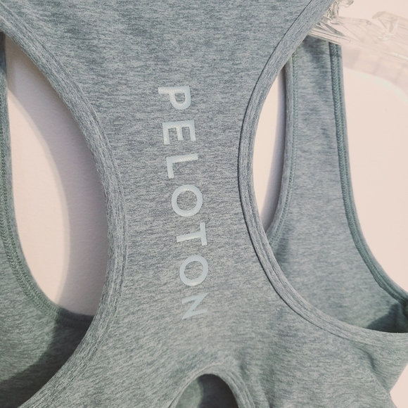 Peloton | Women's Light Green Blue Medium Hold Sports Bra (Size Large) - Picture 10 of 11